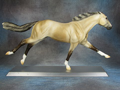 Lot 27 - Dappled Soft Buttermilk Buckskin on the Ruffian mold