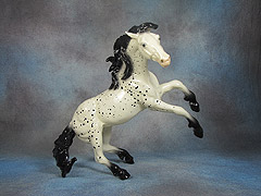 Lot 4 -  Vintage Glossy Spatter Leopard Appaloosa on the Nokota mold