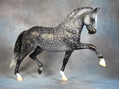 Lot 7 - Chalky Star Dappled Grey Totilas (Saturday Raffle model 1/26)